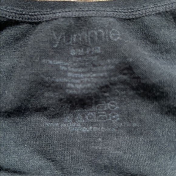 🛑SOLD🛑YUMMIE black long sleeve bodysuit small medium crewneck shapewear - Picture 3 of 4